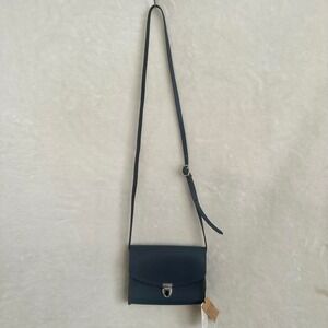 Cambridge Satchel Co. Dapple Matte PushLock Purse Fixed Strap Branded Nickel NWT